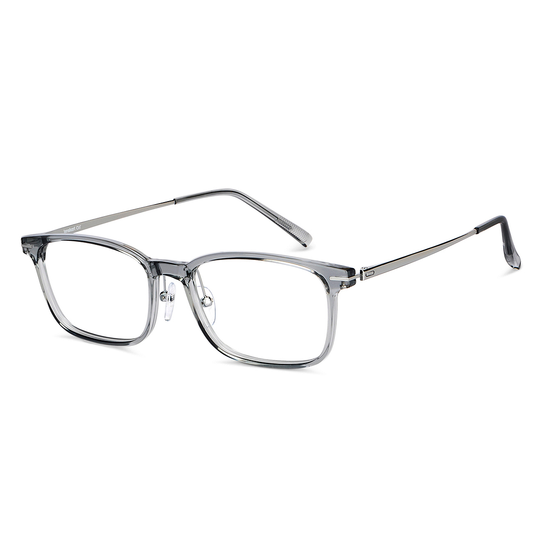 Lenskart Air Online Gray Transparent Full Rim Rectangle right side