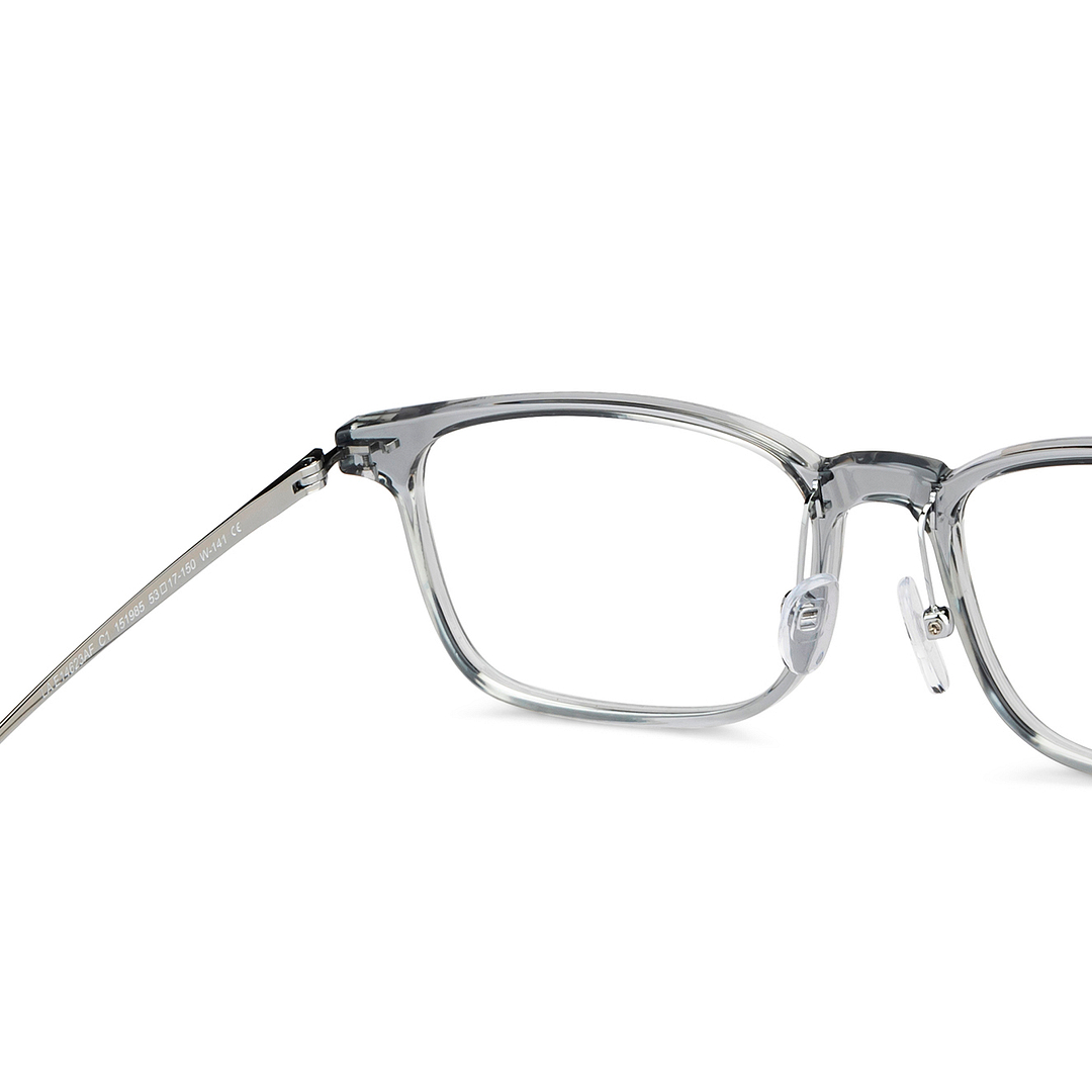 Lenskart Air Online Gray Transparent Full Rim Rectangle right side