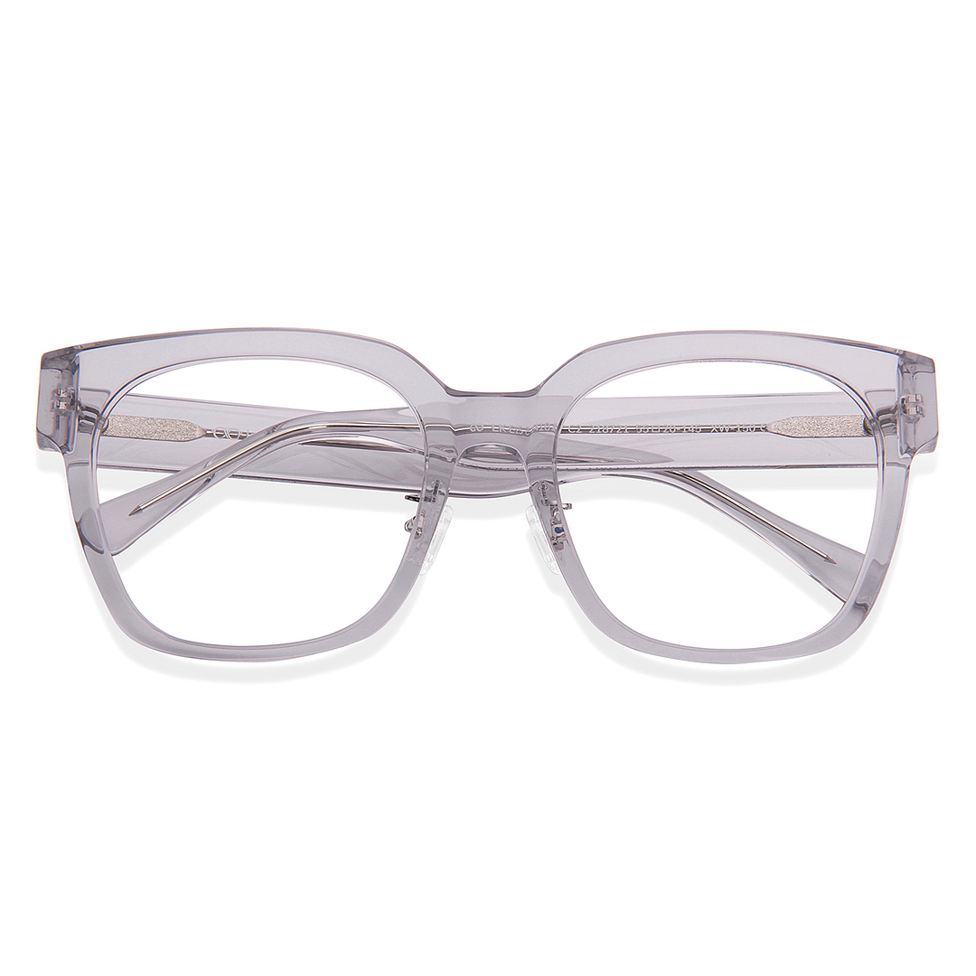 Lenskart Gray Transparent Full Rim Square right side