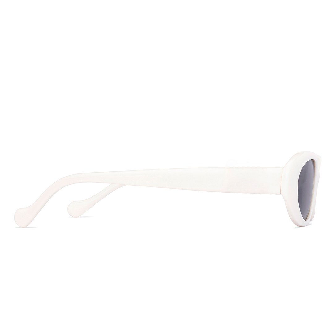 Lenskart White Full Rim Round left side