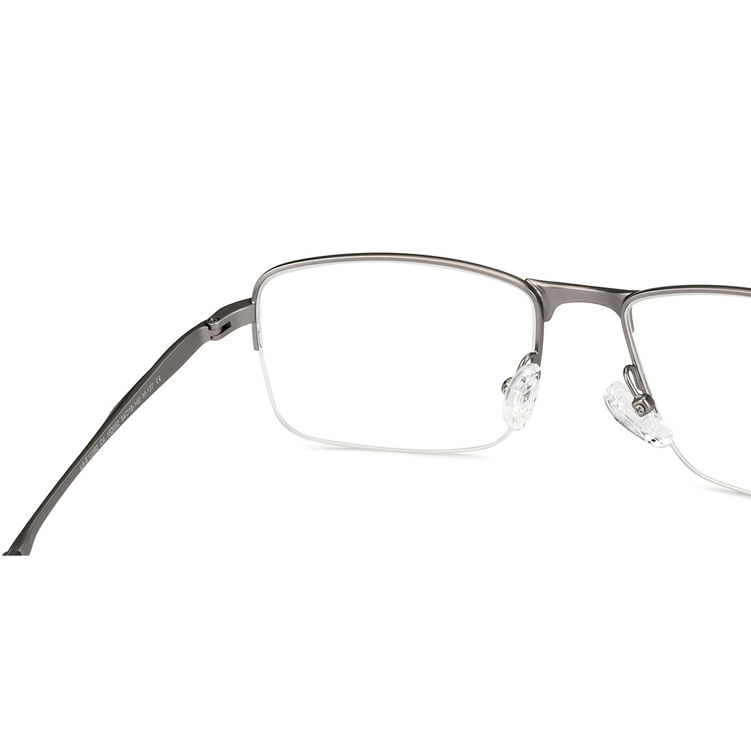 Lenskart Air Online Mid Gunmetal Half Rim Rectangle right side