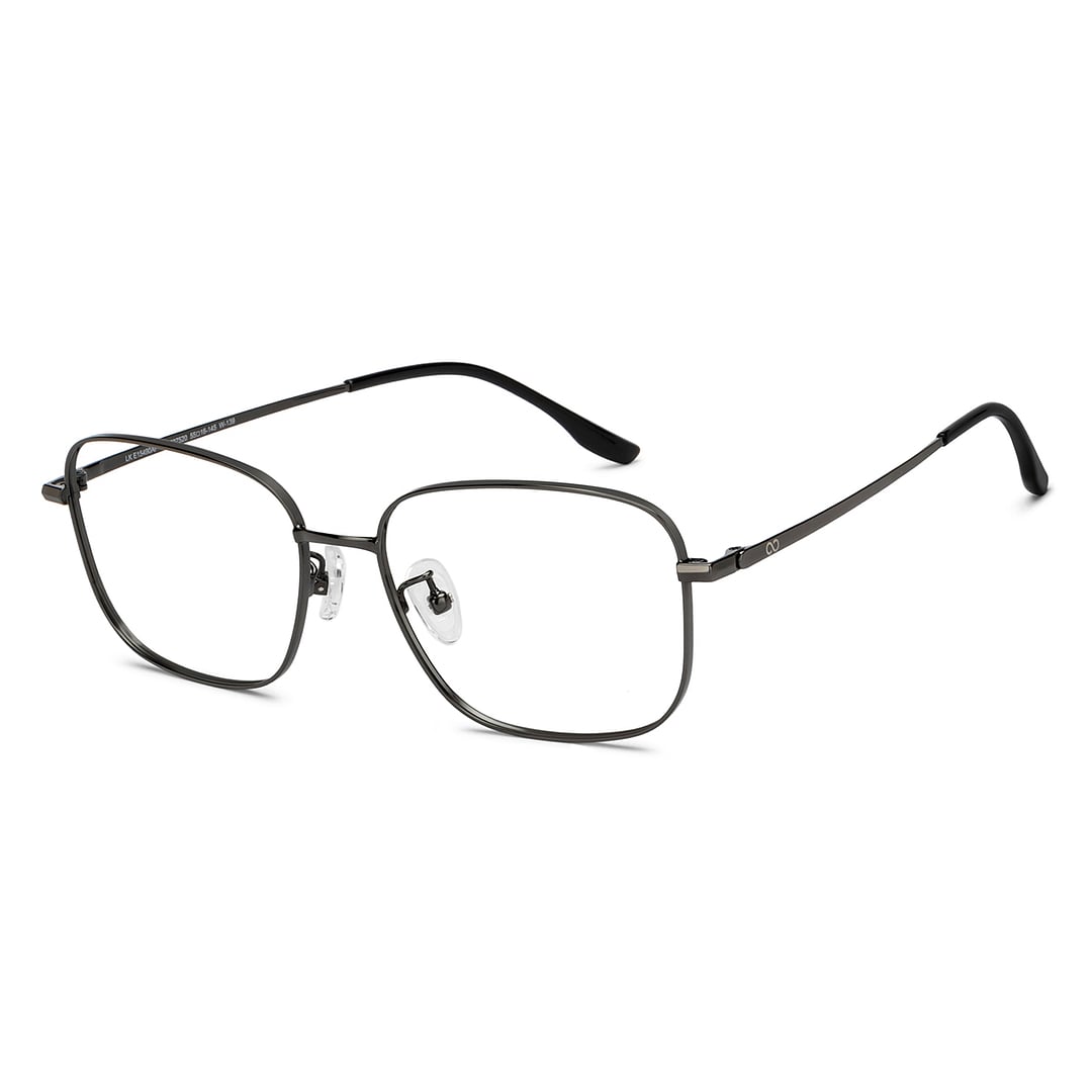 Lenskart Mid Gunmetal Full Rim Square left side