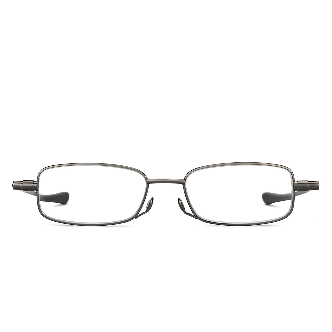 LENSKART PREMIUM READERS Gunmetal Dark Gunmetal Full Rim Rectangle LENSKART PREMIUM READERS LR E13690 Only for 2 Prefitted Powers right side