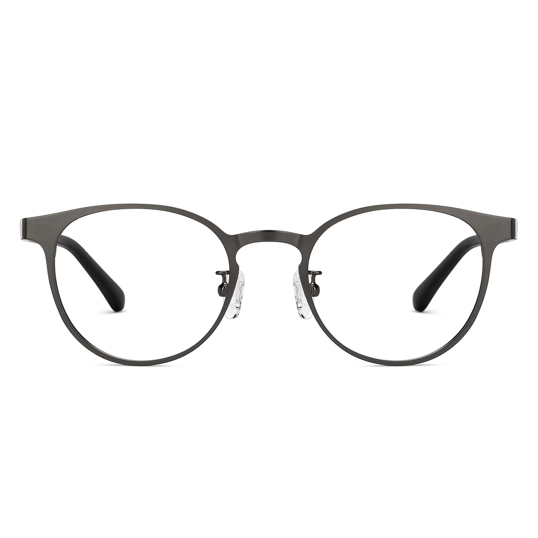 Lenskart Air Online Dark Gunmetal Full Rim Round right side