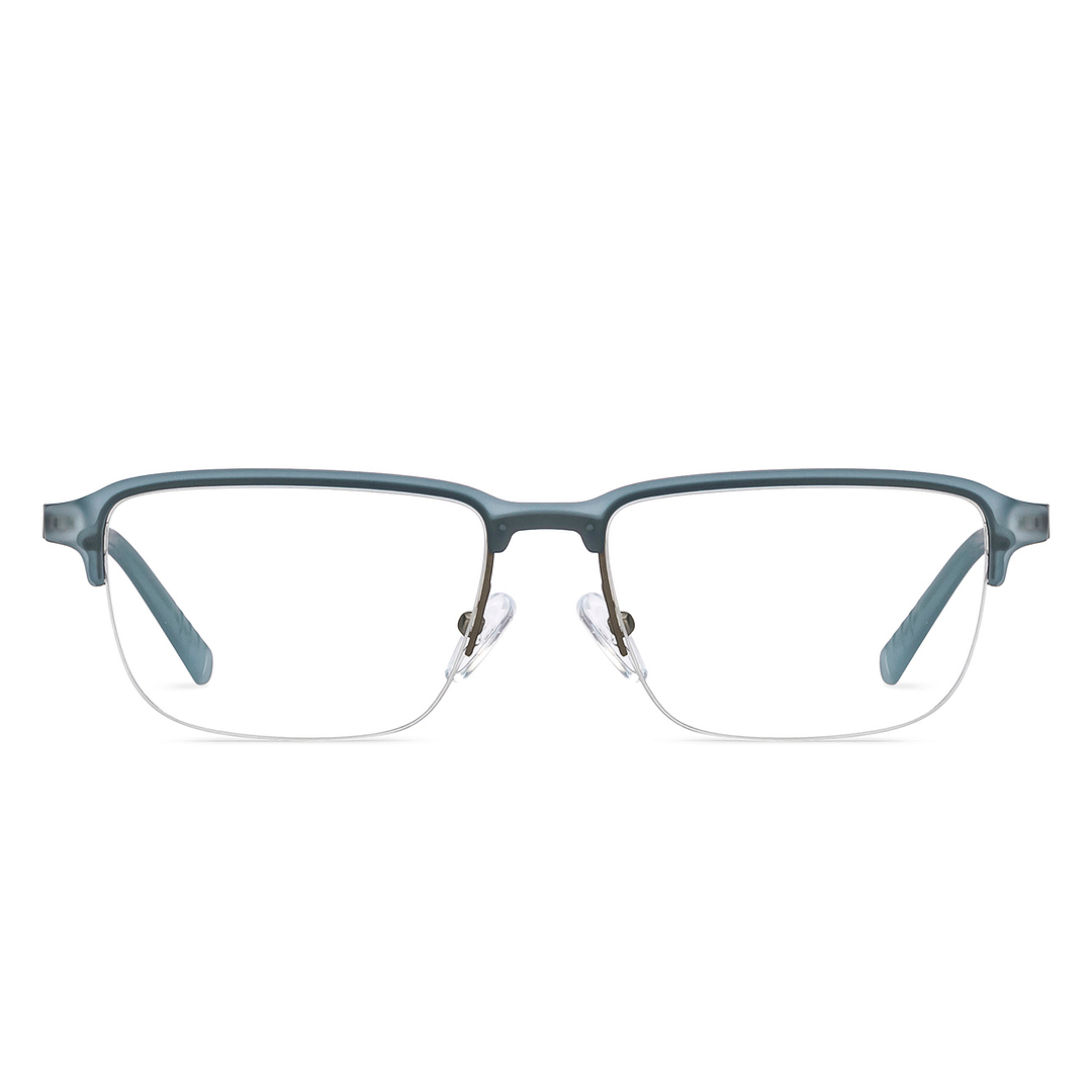 Lenskart Air Online Mid Gunmetal Half Rim Rectangle right side