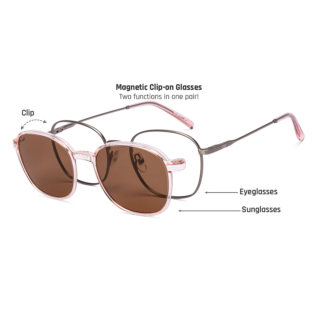 Lenskart Air Online Dark Brown Full Rim Round left side