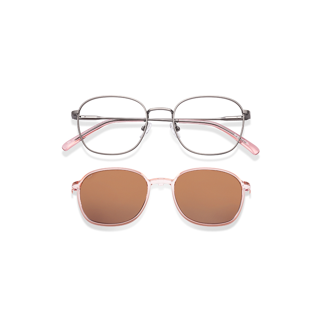 Lenskart Air Online Dark Brown Full Rim Round left side