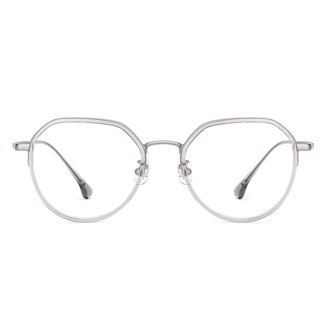 Lenskart Air Gunmetal Full Rim Round right side