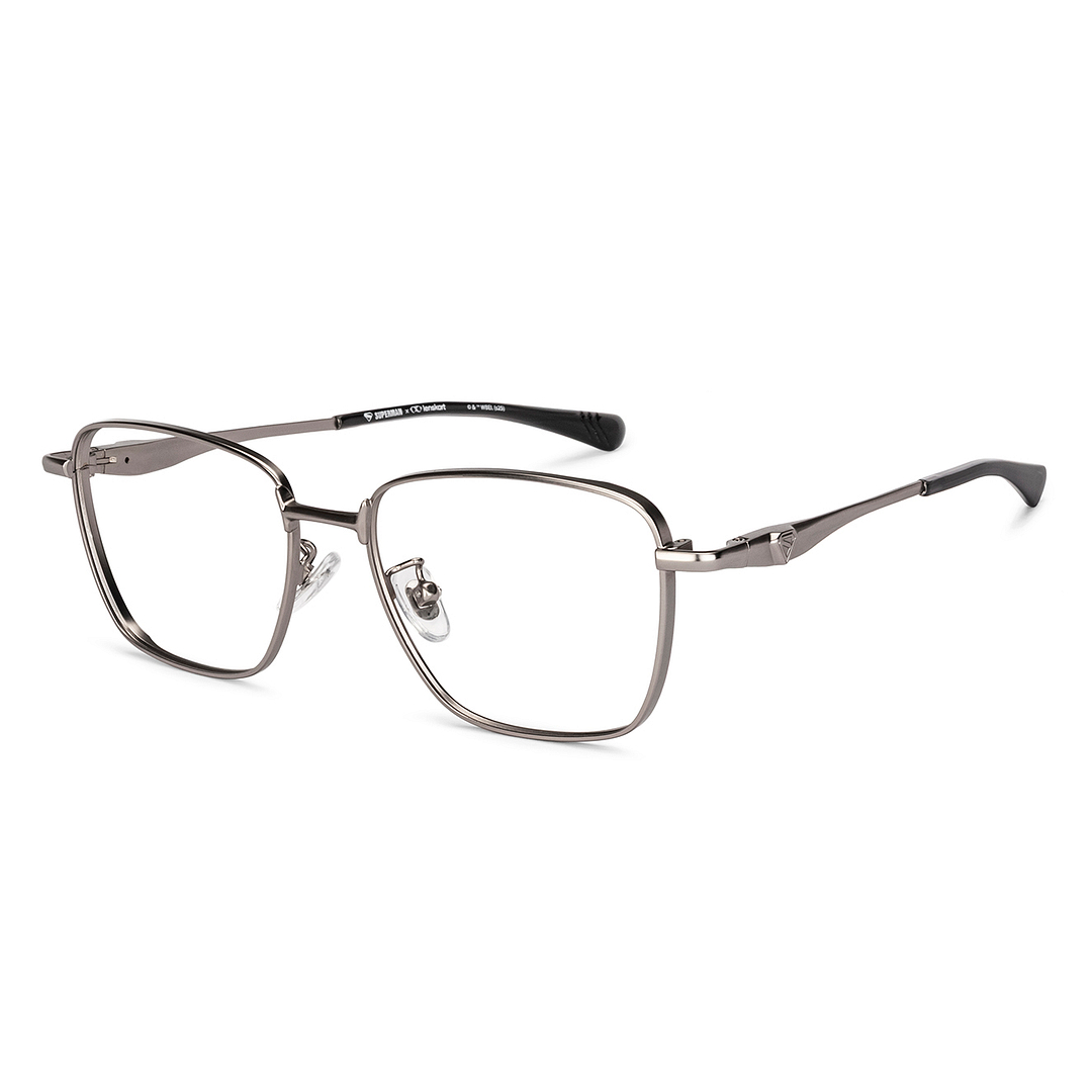 Lenskart STUDIO Gunmetal Full Rim Square left side