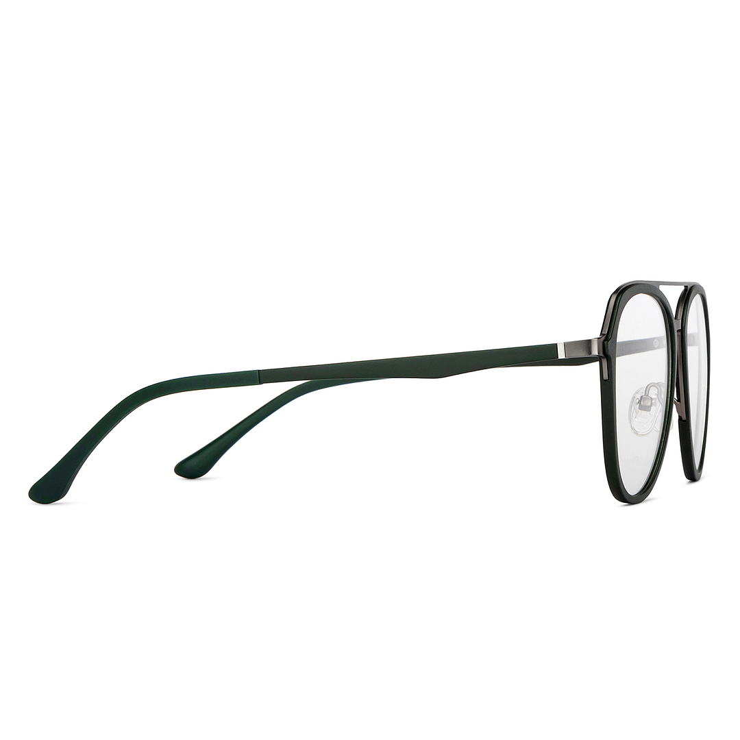 Lenskart Air Online Mid Gunmetal Full Rim Aviator left side