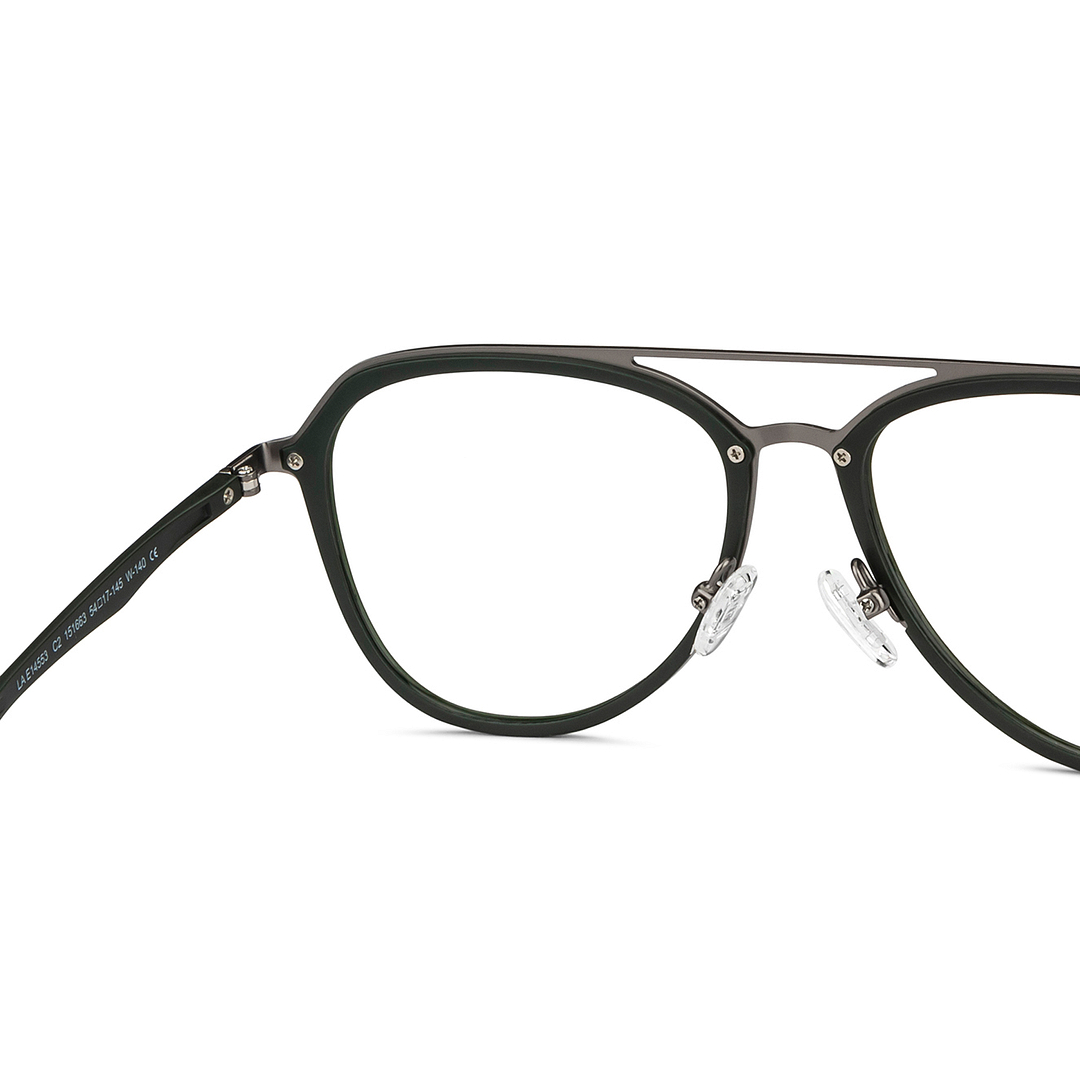 Lenskart Air Online Mid Gunmetal Full Rim Aviator right side