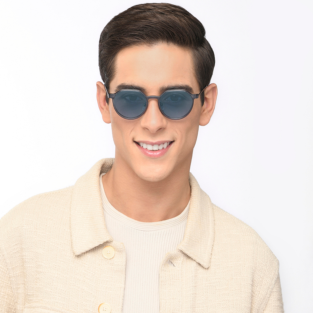 Lenskart Air Online Mid Gunmetal Full Rim Square right side