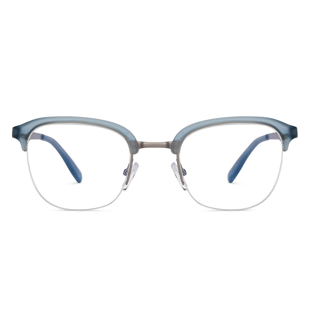 Lenskart Air Online Mid Gunmetal Half Rim Square left side