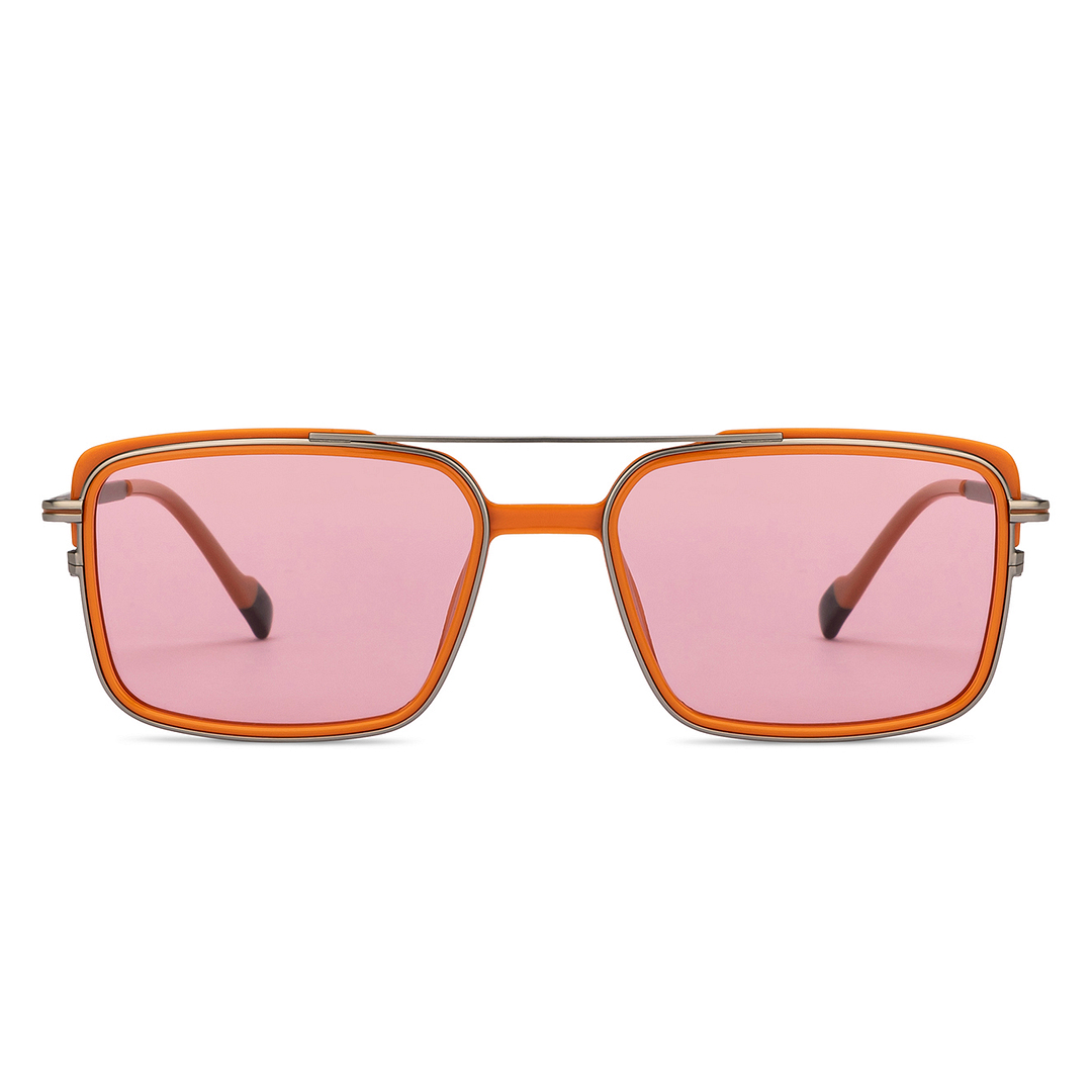 Lenskart Studio Online Gunmetal Full Rim Rectangle left side