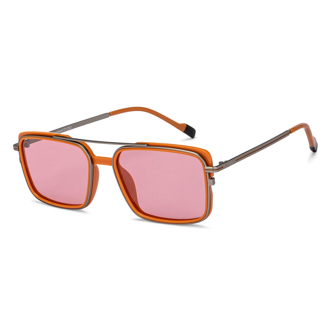 Lenskart Studio Online Gunmetal Full Rim Rectangle right side