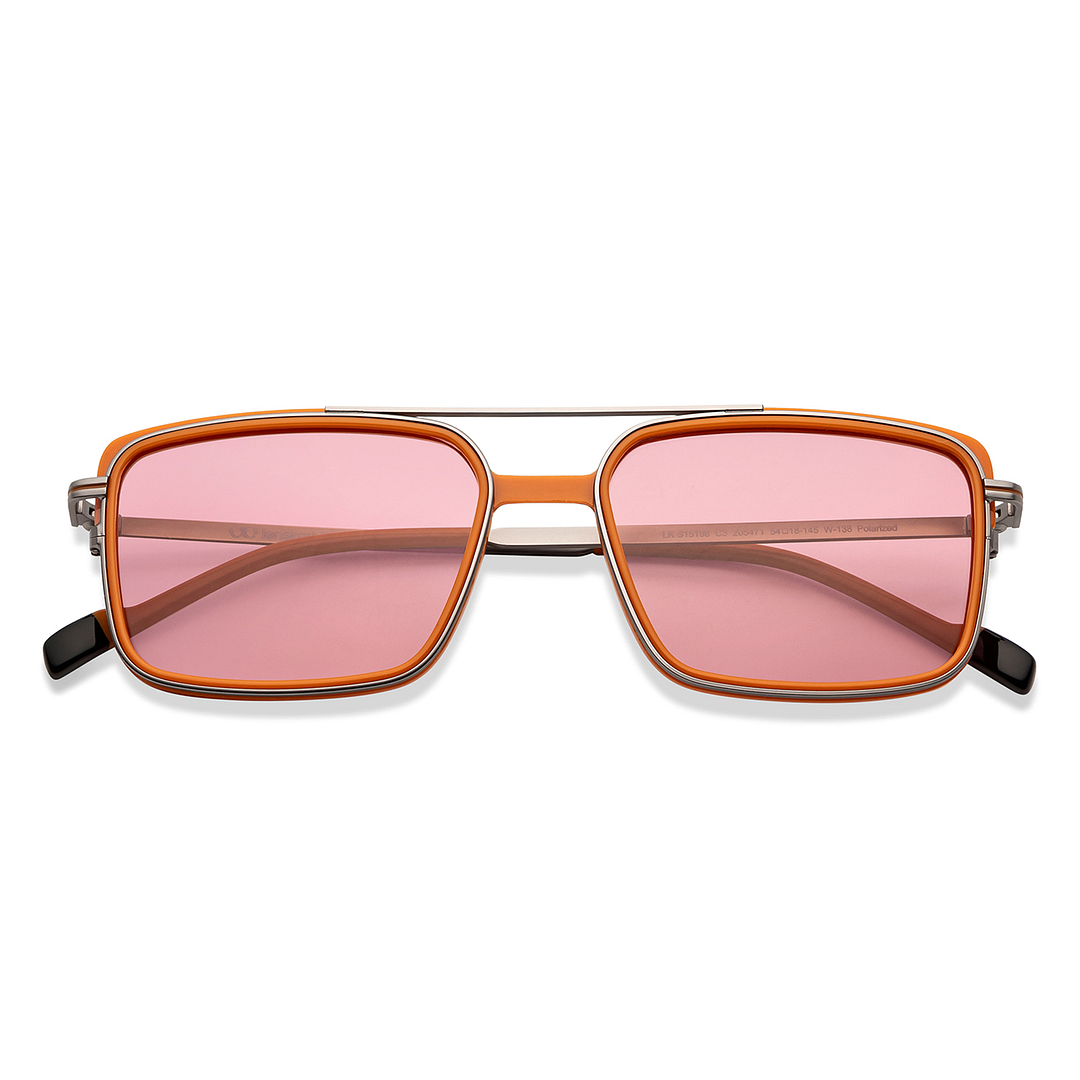 Lenskart Studio Online Gunmetal Full Rim Rectangle left side