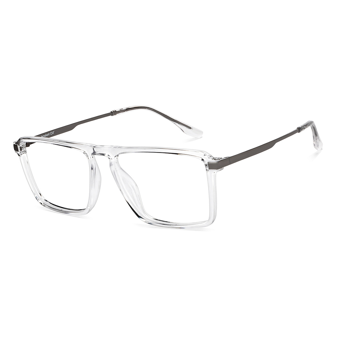 Lenskart Air Online Crystal Transparent Full Rim Rectangle right side
