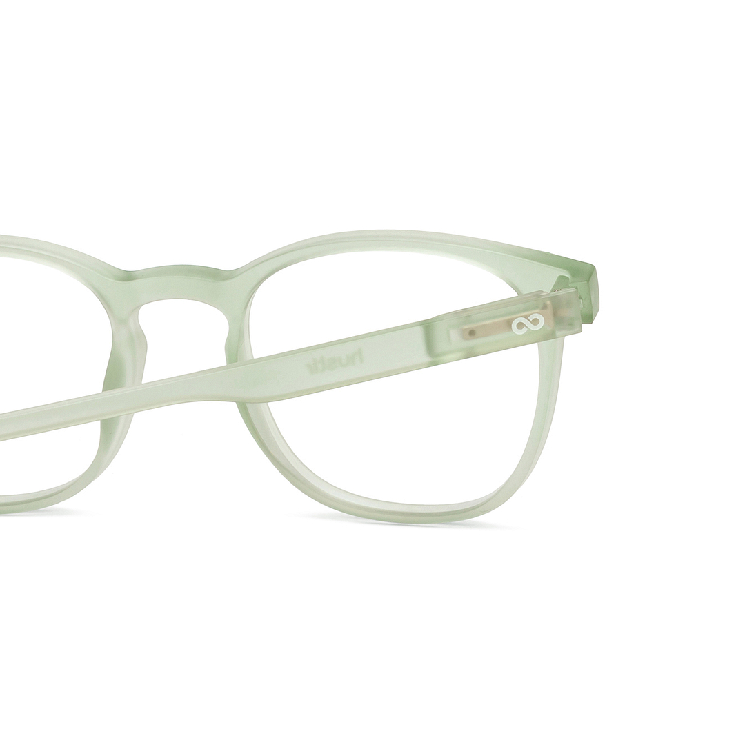 Lenskart Hustlr Online Jade Green Full Rim Square left side