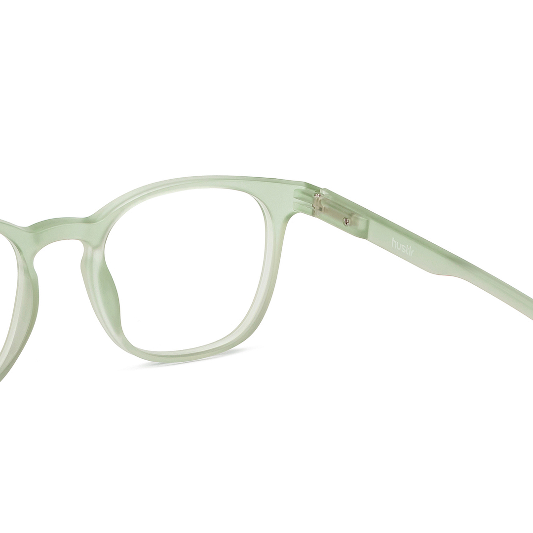 Lenskart Hustlr Online Jade Green Full Rim Square right side