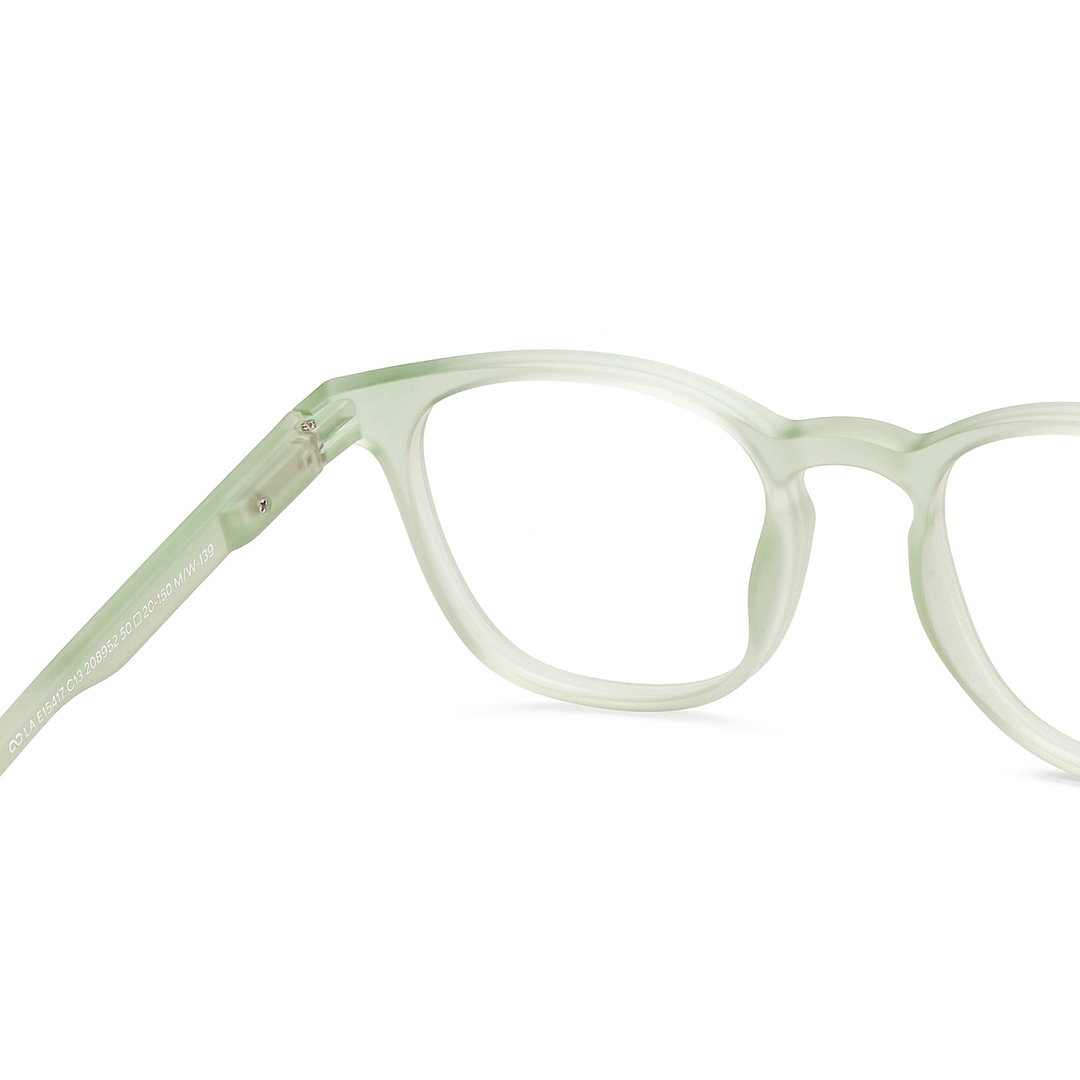 Lenskart Hustlr Online Jade Green Full Rim Square right side