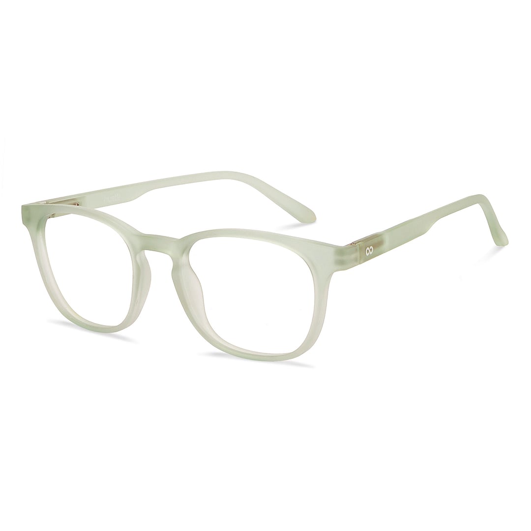 Lenskart Hustlr Online Jade Green Full Rim Square left side