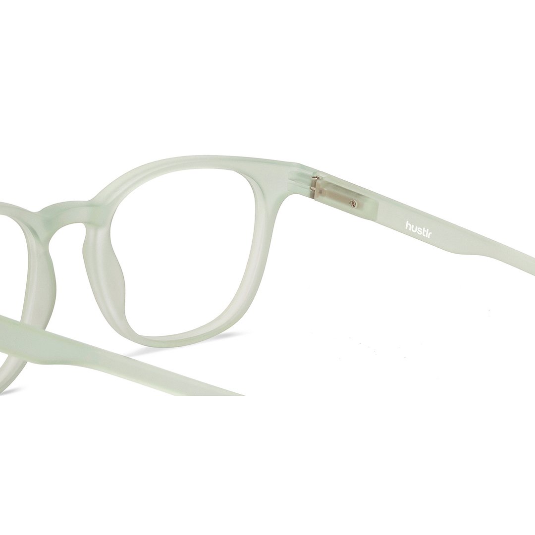 Lenskart Hustlr Online Jade Green Full Rim Square left side