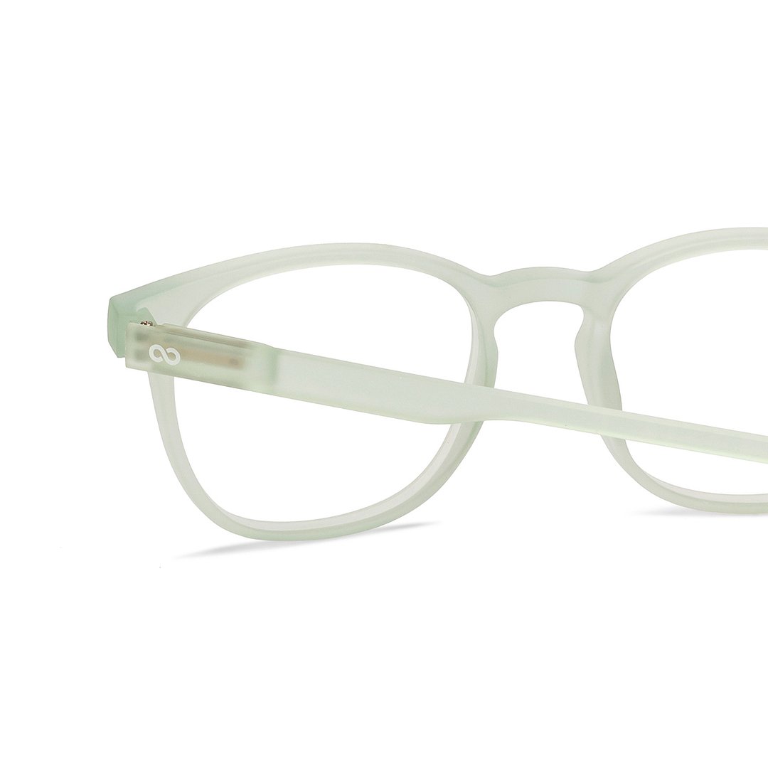 Lenskart Hustlr Online Jade Green Full Rim Square left side