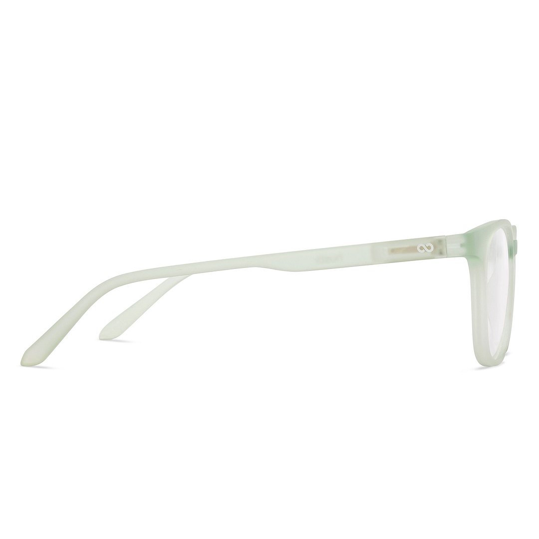 Lenskart Hustlr Online Jade Green Full Rim Square right side