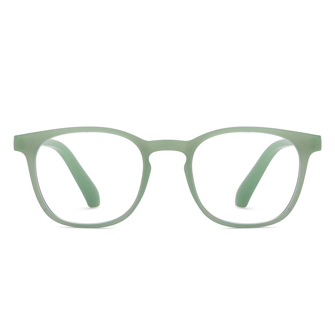 LENSKART BLU READERS Green Jade Green Full Rim Square LENSKART BLU READERS LR E15615 Only for 1 5 Prefitted Powers left side