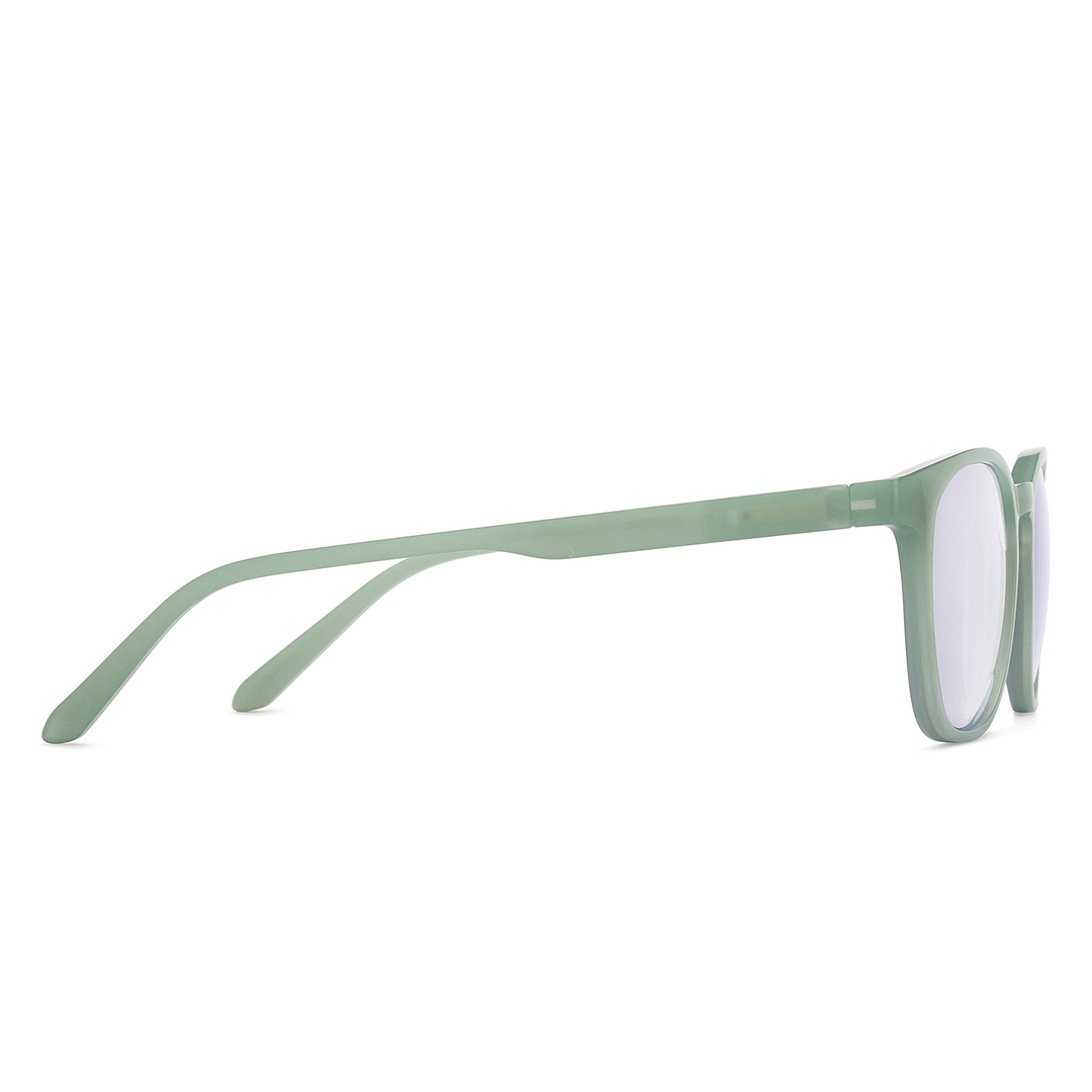 LENSKART BLU READERS Green Jade Green Full Rim Square LENSKART BLU READERS LR E15615 Only for 1 5 Prefitted Powers left side