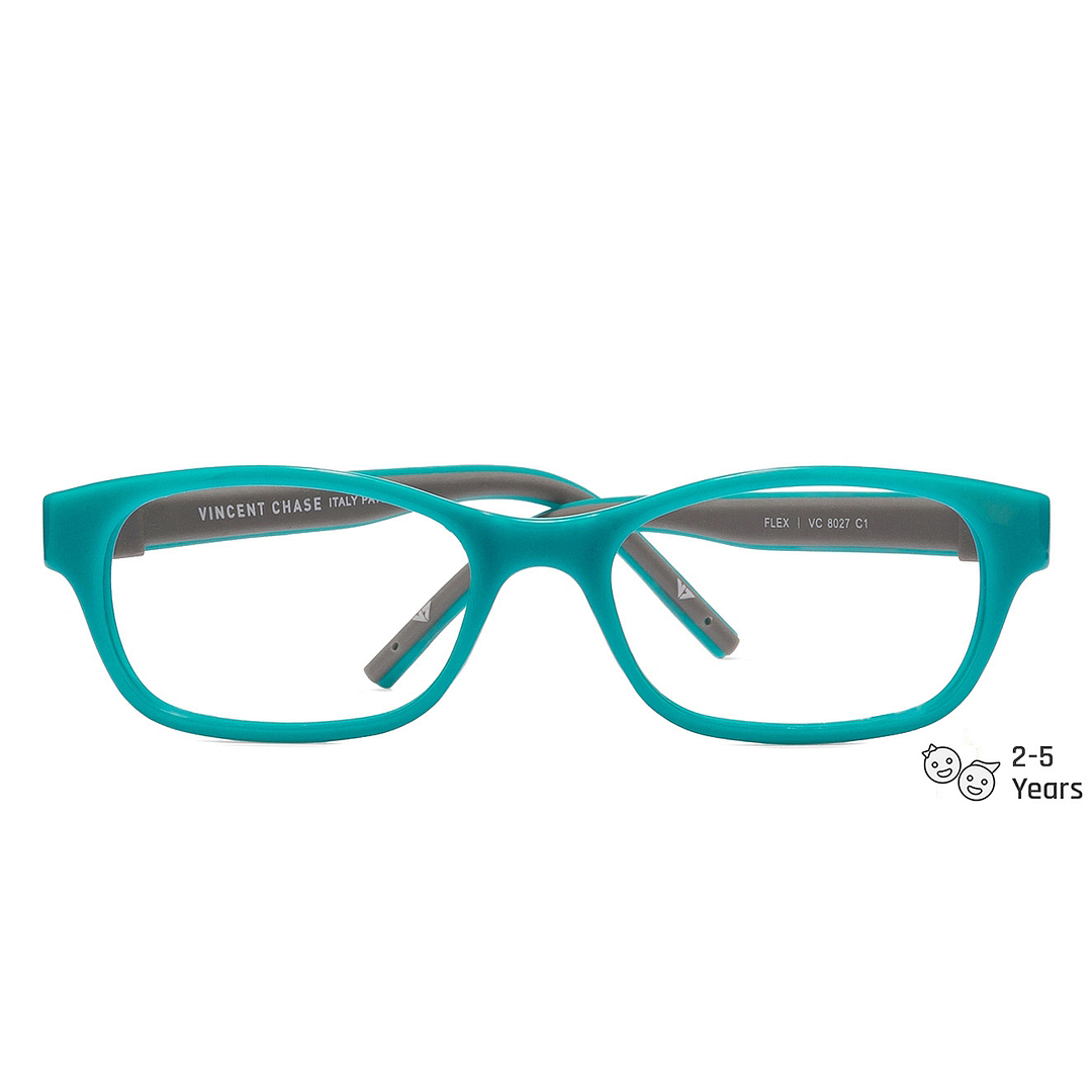 Hooper Online Green Full Rim Rectangle left side