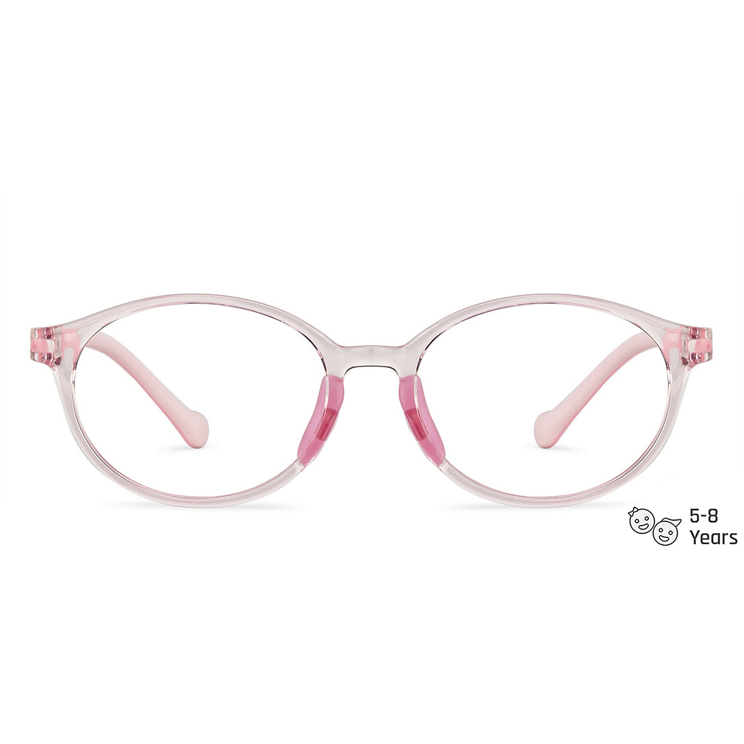 Hooper Online Pink Transparent Full Rim Round left side