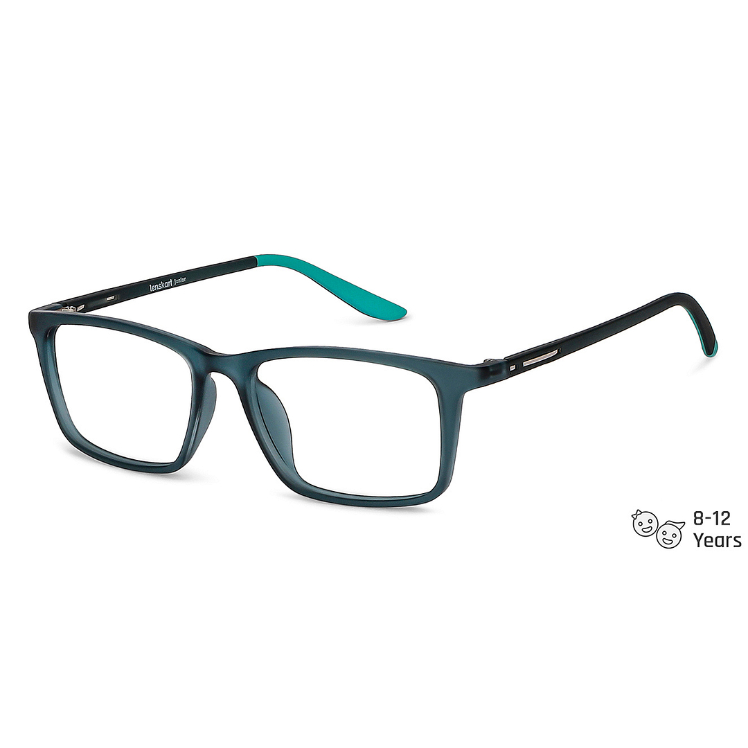 Hooper Online Sky Blue Full Rim Rectangle left side