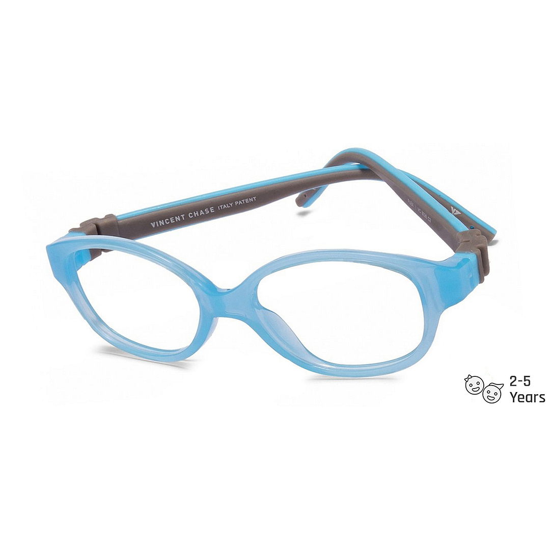 Hooper Online Blue Transparent Full Rim Round right side