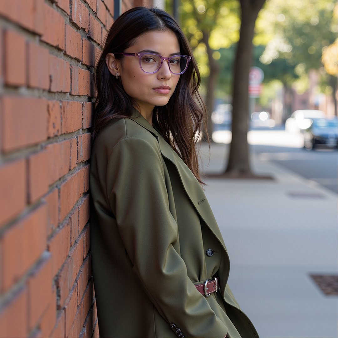 Lenskart Hustlr Lavender-Ace Full Rim Square right side