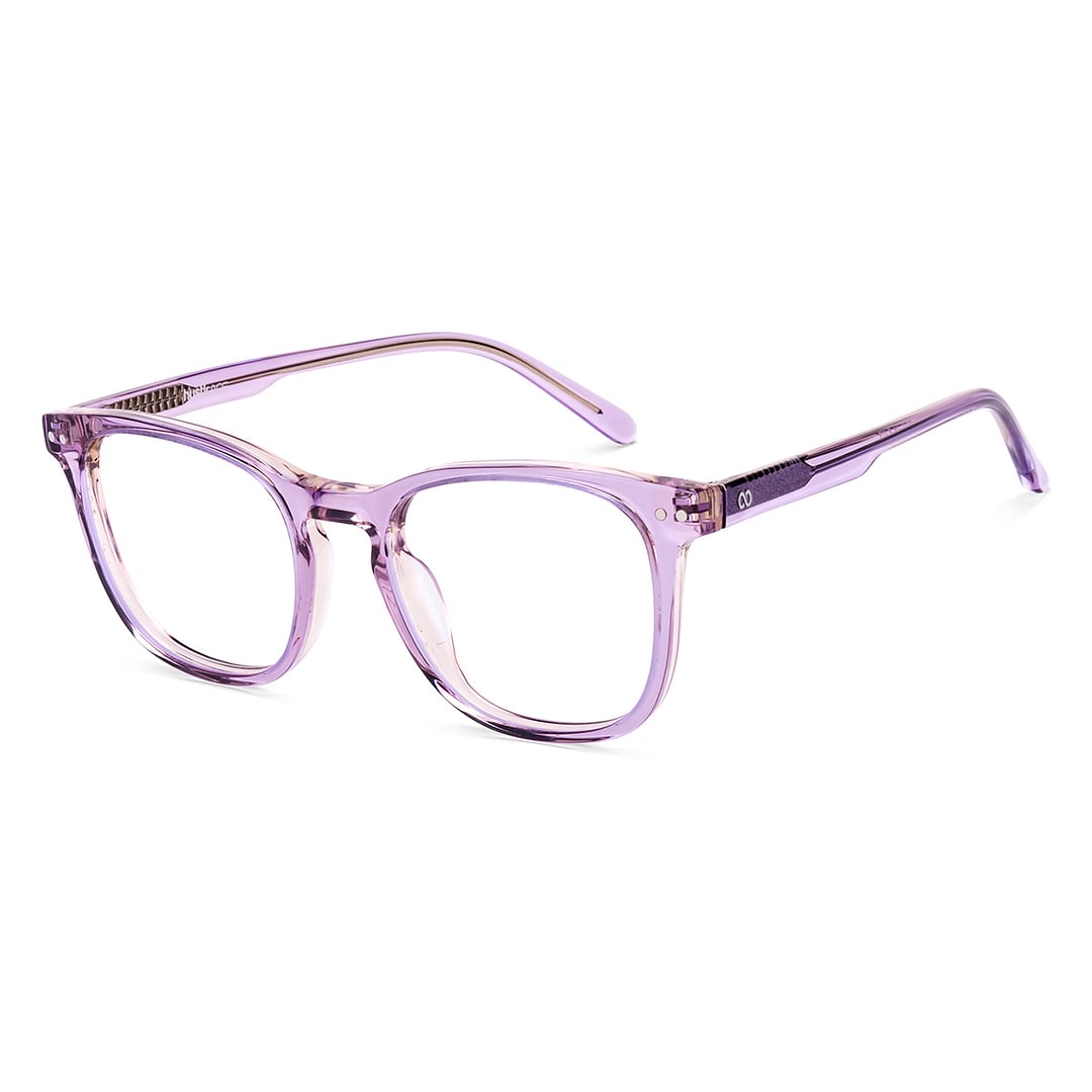 Lenskart Hustlr Lavender-Ace Full Rim Square left side