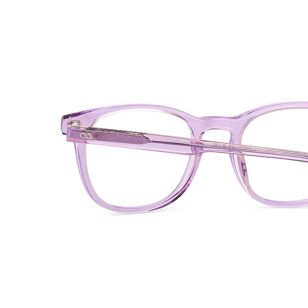 Lenskart Hustlr Lavender-Ace Full Rim Square left side