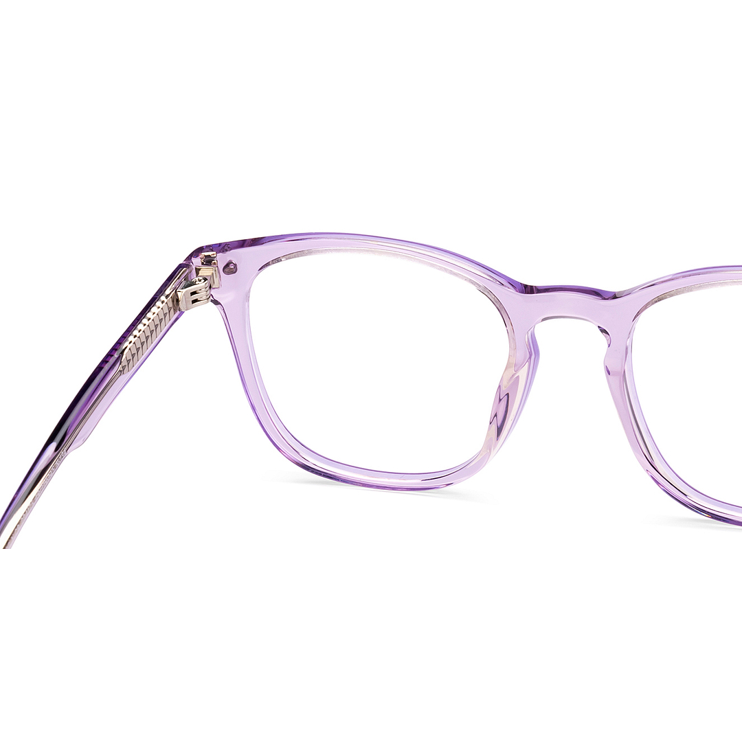 Lenskart Hustlr Lavender-Ace Full Rim Square left side