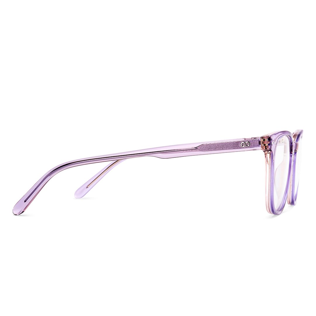 Lenskart Hustlr Lavender-Ace Full Rim Square left side