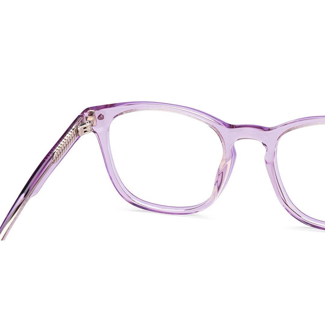 Lenskart Hustlr Lavender-Ace Full Rim Square right side