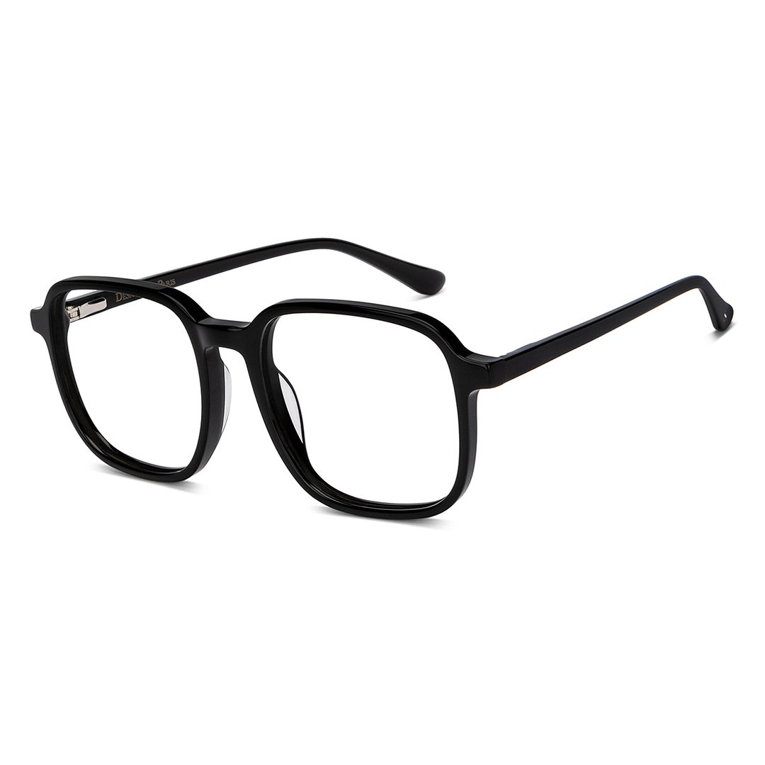 Le Petit Lunetier Black Full Rim Square left side