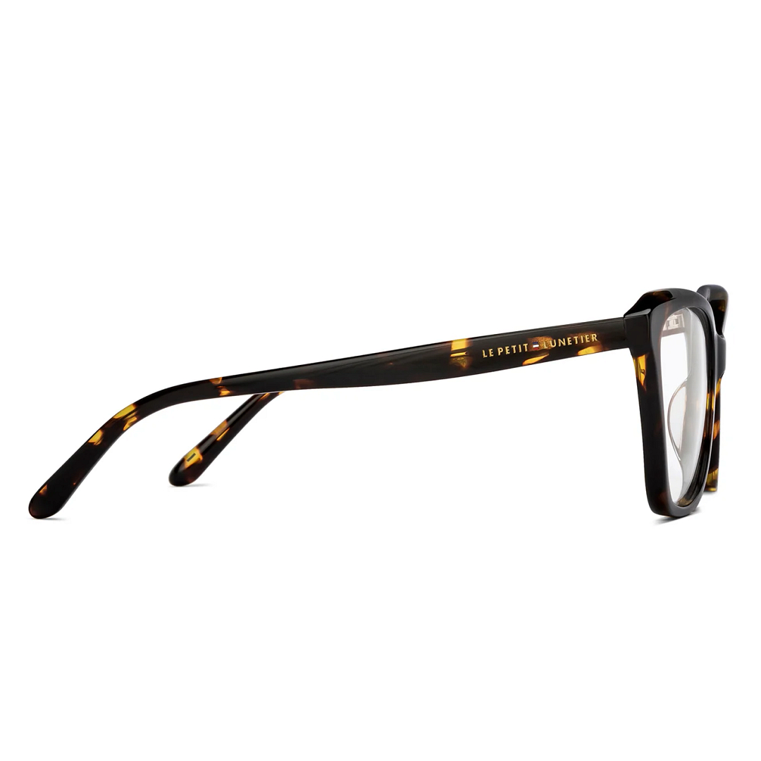 Le Petit Lunetier Tortoise Full Rim Cat Eye left side