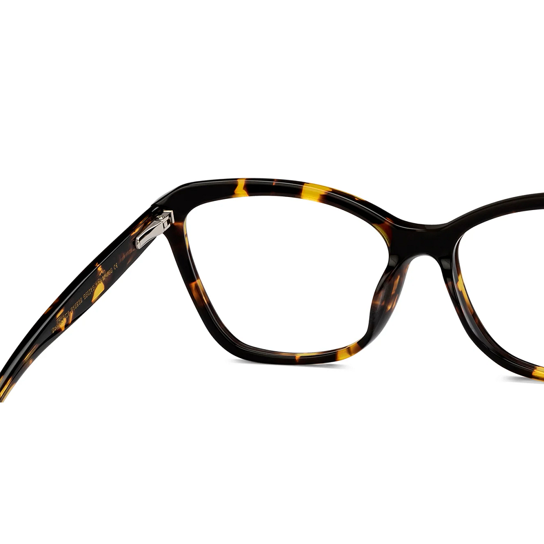 Le Petit Lunetier Tortoise Full Rim Cat Eye right side