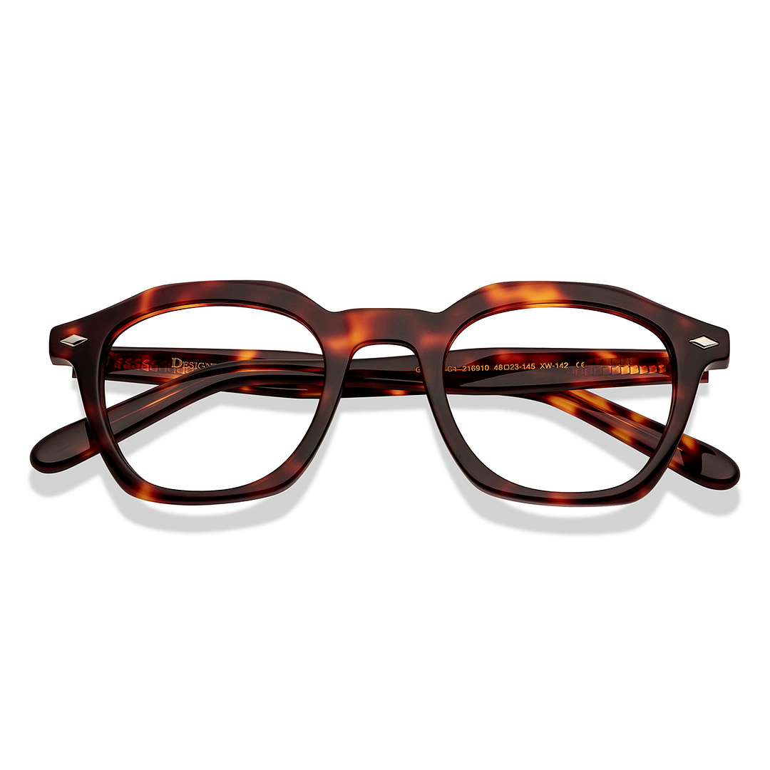 Le Petit Lunetier Tortoise Full Rim Square left side
