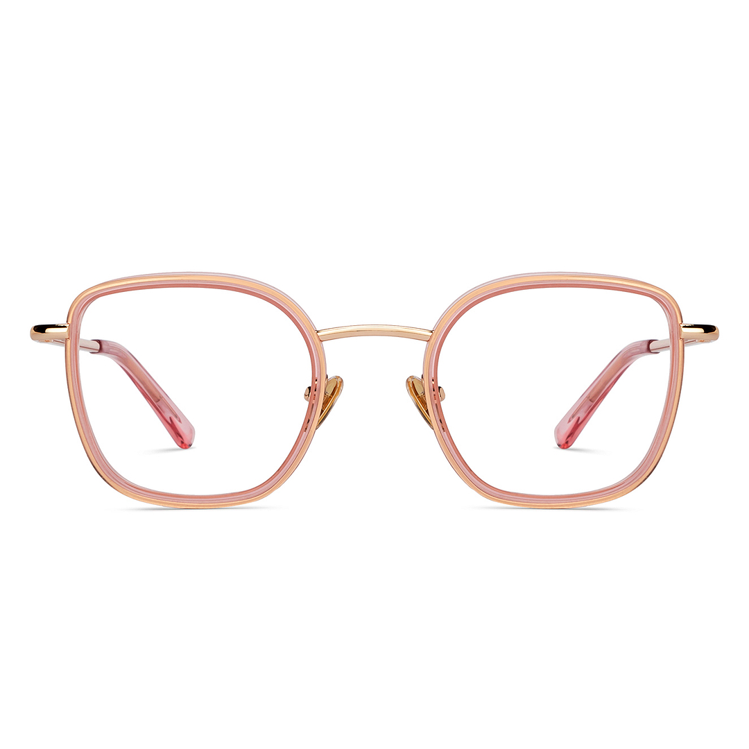 Le Petit Lunetier Gold Full Rim Cat Eye right side