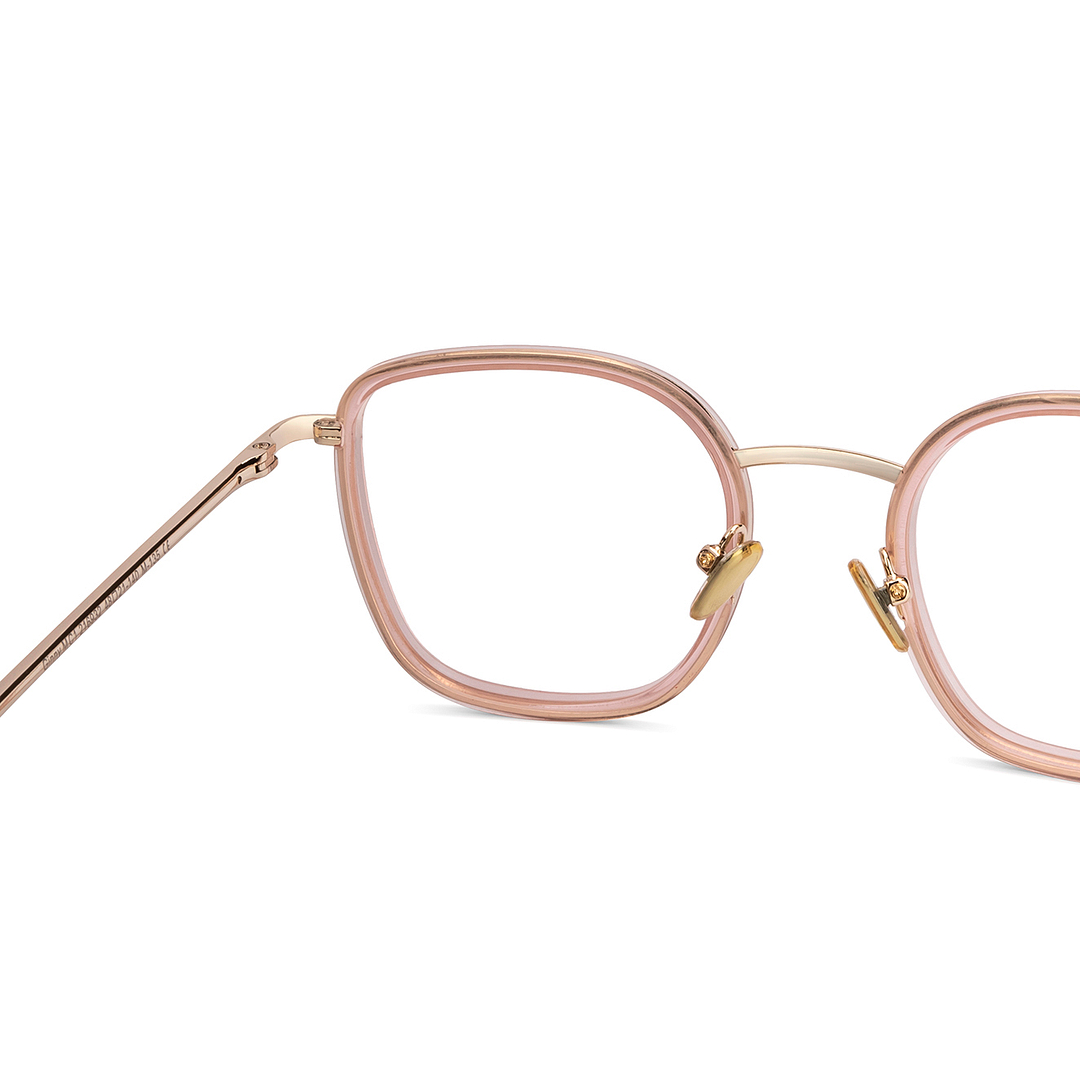 Le Petit Lunetier Gold Full Rim Cat Eye right side