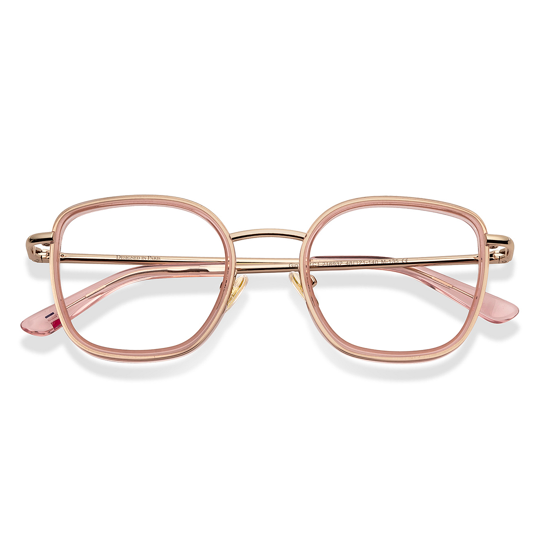 Le Petit Lunetier Gold Full Rim Cat Eye left side