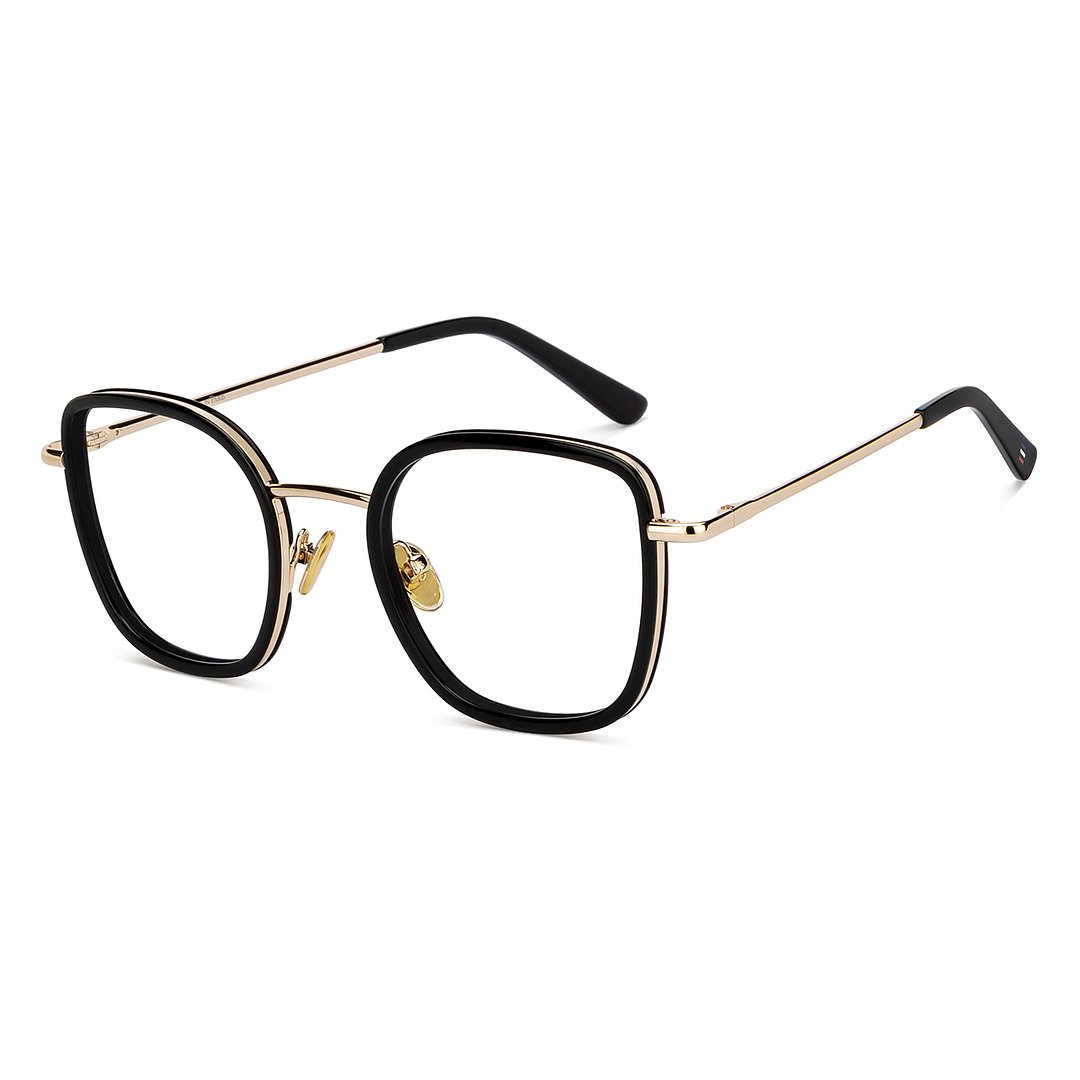 Le Petit Lunetier Black Full Rim Cat Eye left side