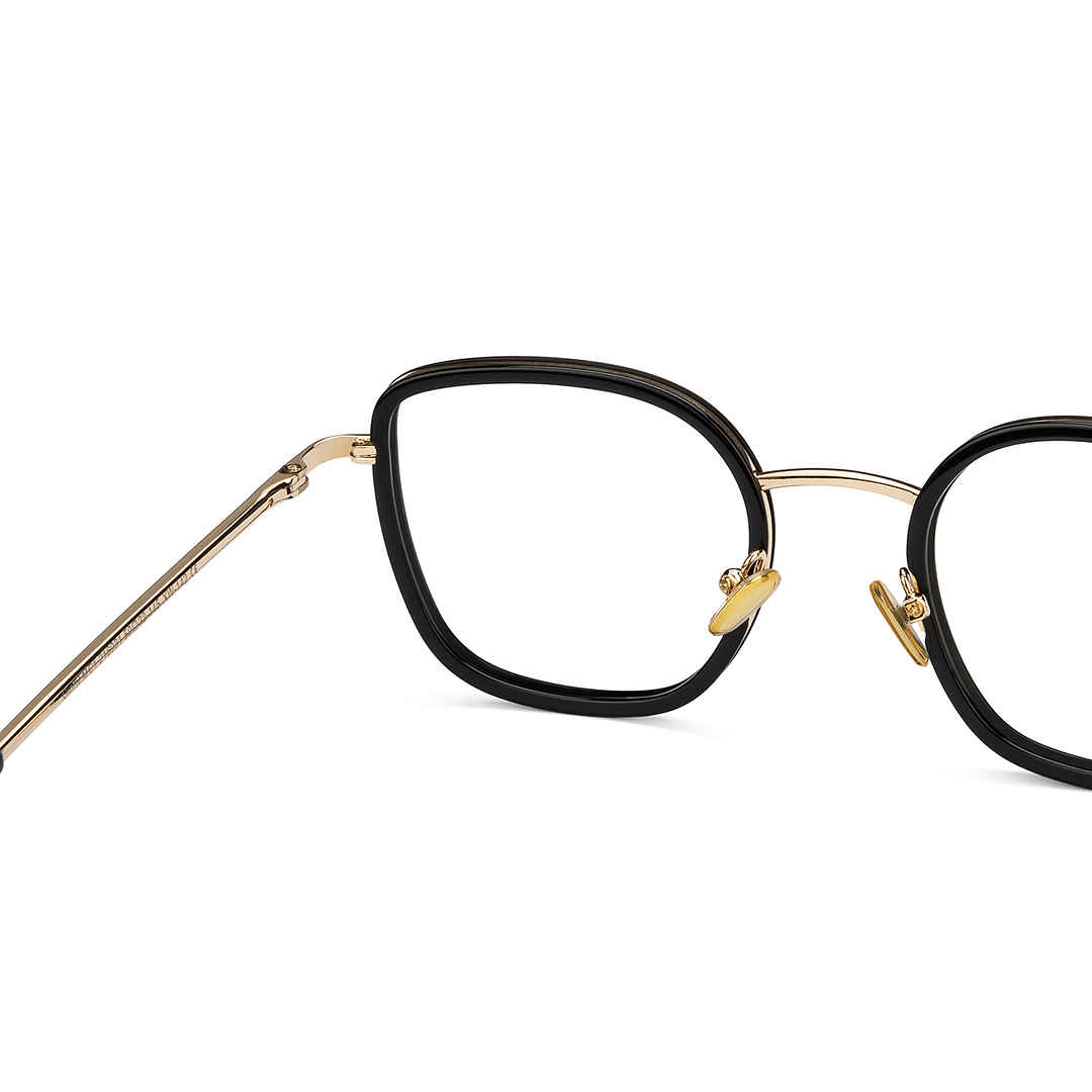 Le Petit Lunetier Black Full Rim Cat Eye right side