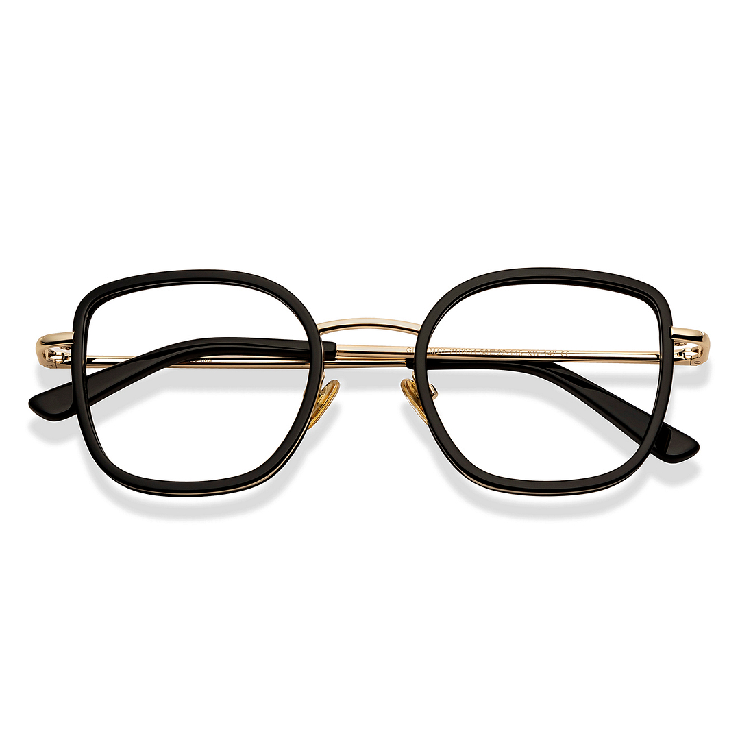 Le Petit Lunetier Black Full Rim Cat Eye left side